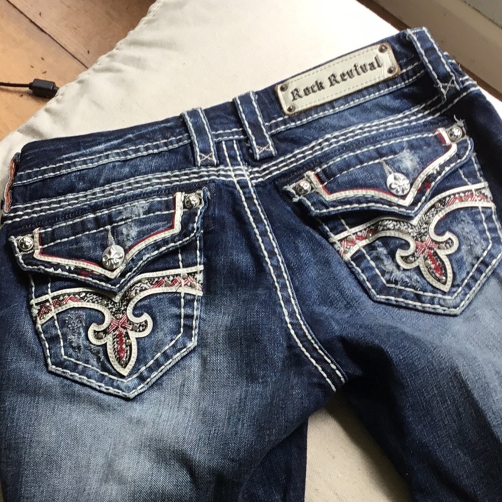 Like New Rock Revival Noelle Capri 28